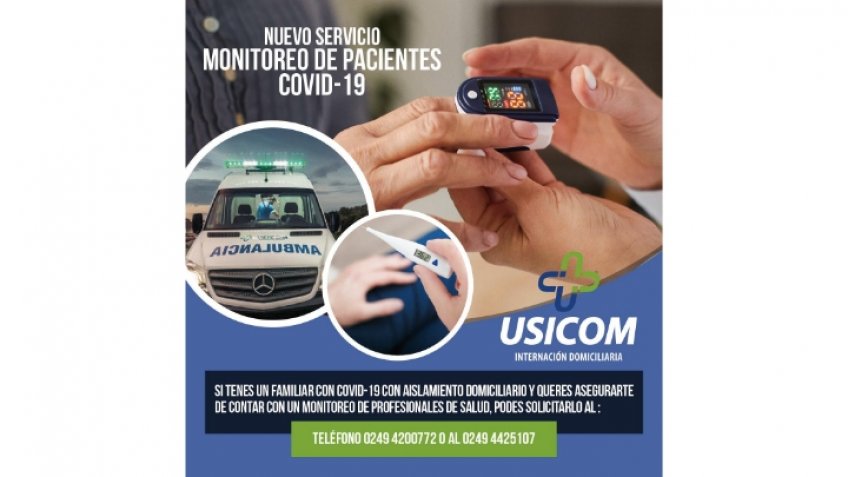 Usicom: servicio de monitoreo para pacientes con Covid-19 en aislamiento domiciliario
